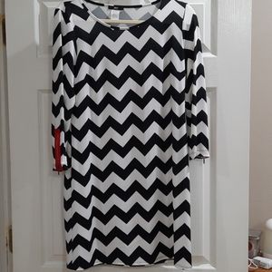 JBS Chevron Print Dress